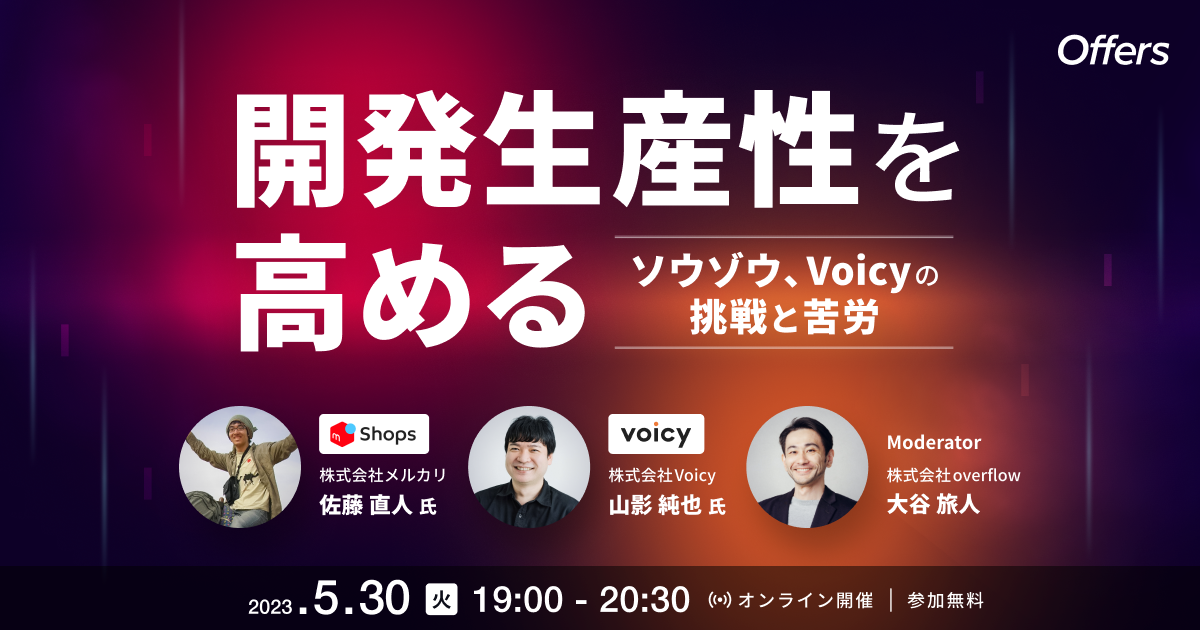 開発生産性を高める 〜ソウゾウ、Voicyの挑戦と苦労〜