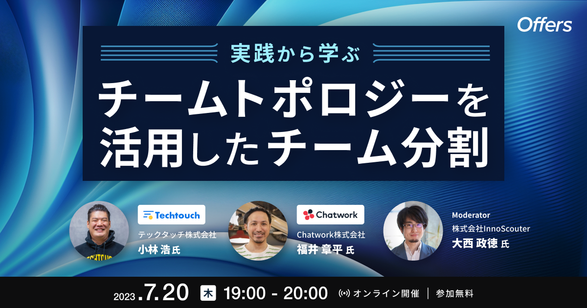 実践から学ぶ チームトポロジーを活用したチーム分割